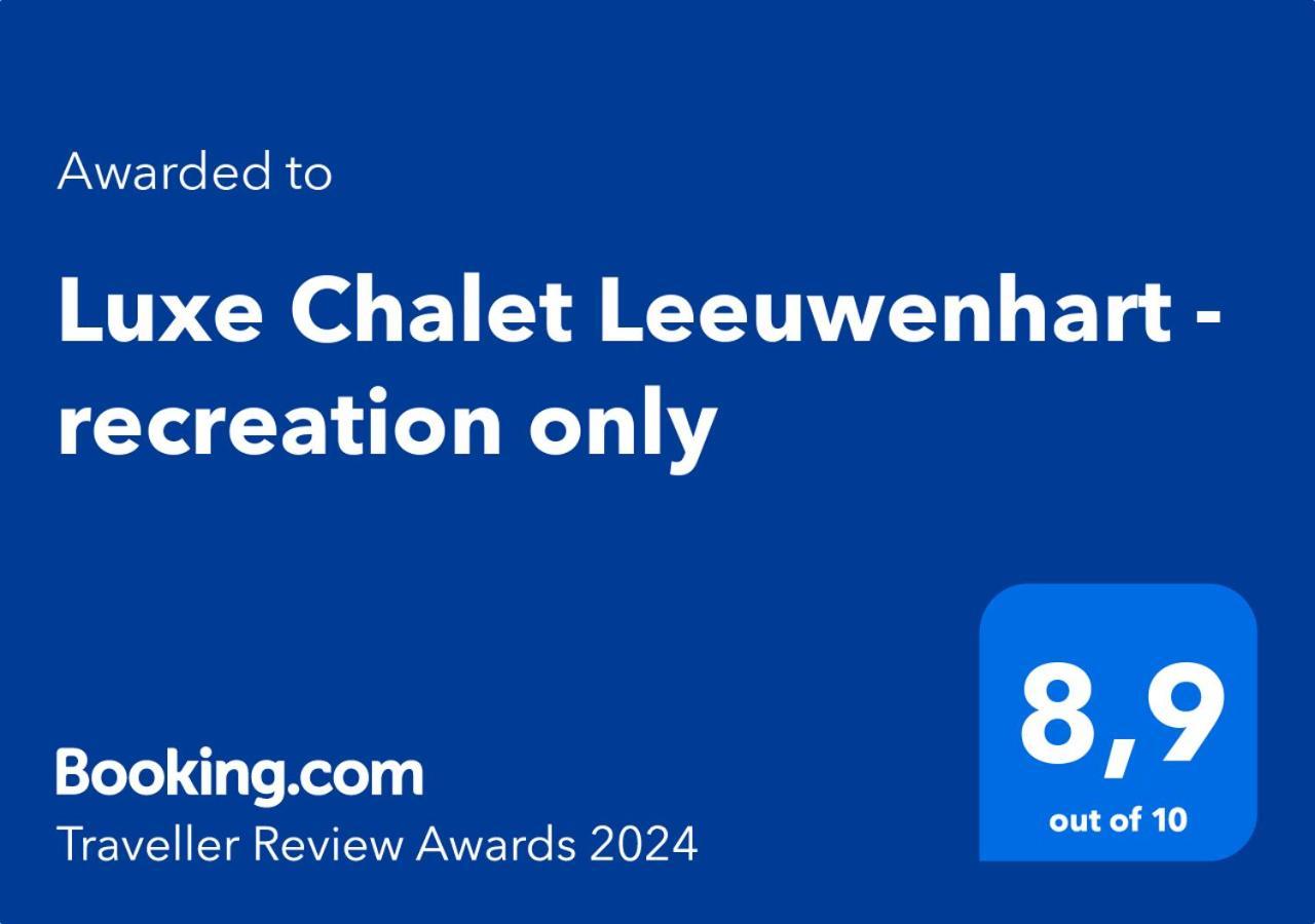 Luxe Chalet Leeuwenhart - Recreation Only Hoenderloo Zewnętrze zdjęcie
